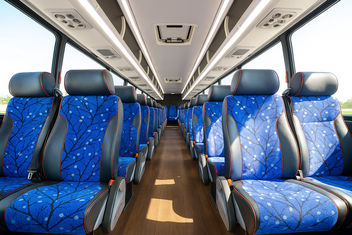 National City Charter Bus Inside