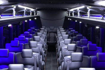 National City Charter Bus Interior
