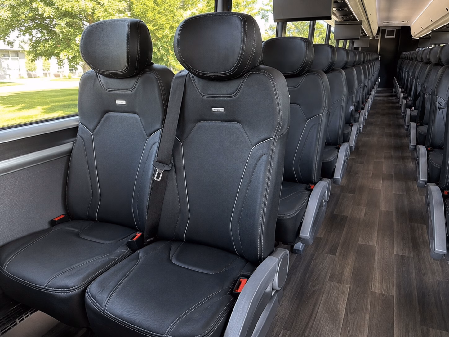 national city charter bus rental inside