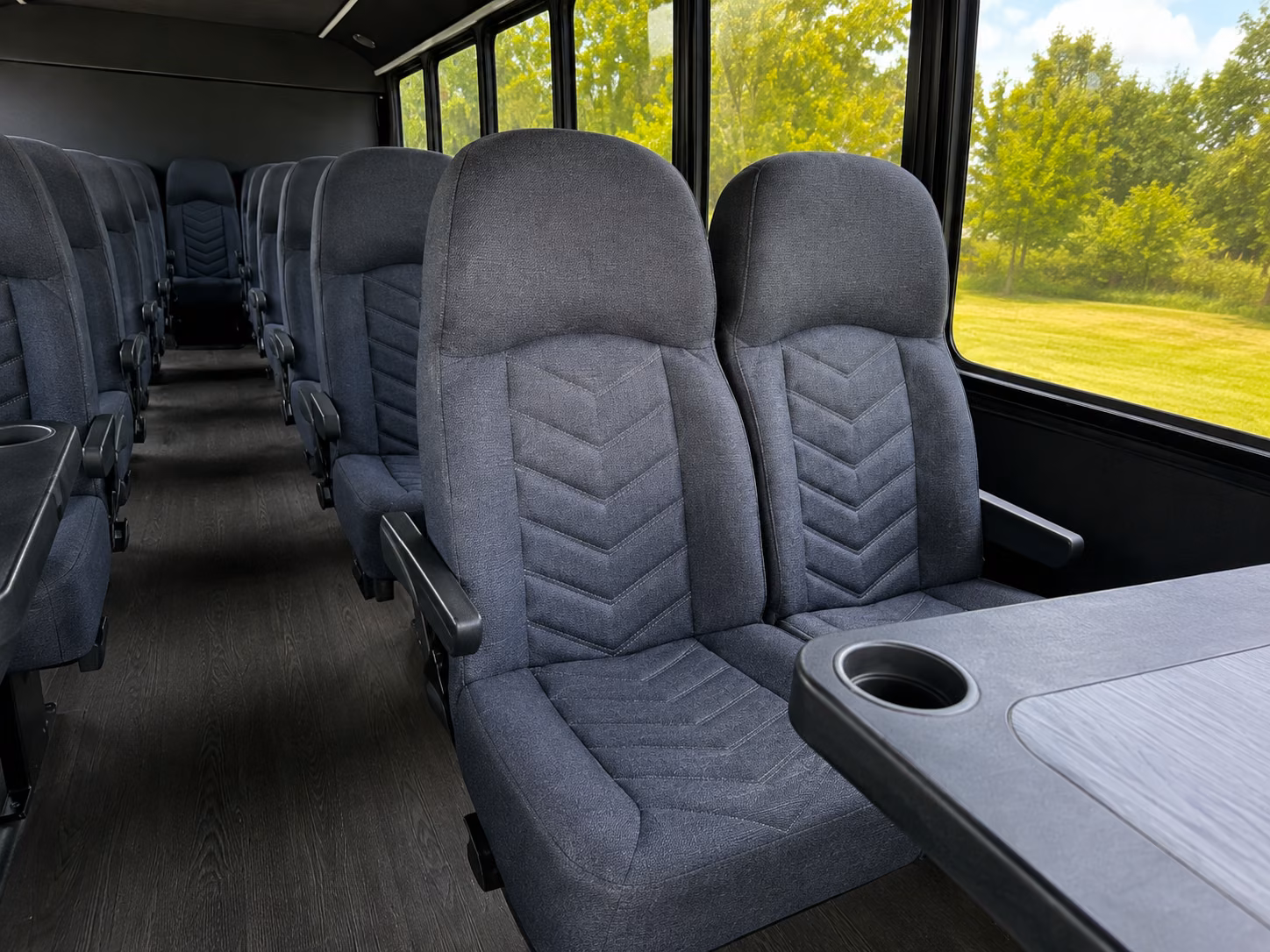 national city wedding transportation onboard seating